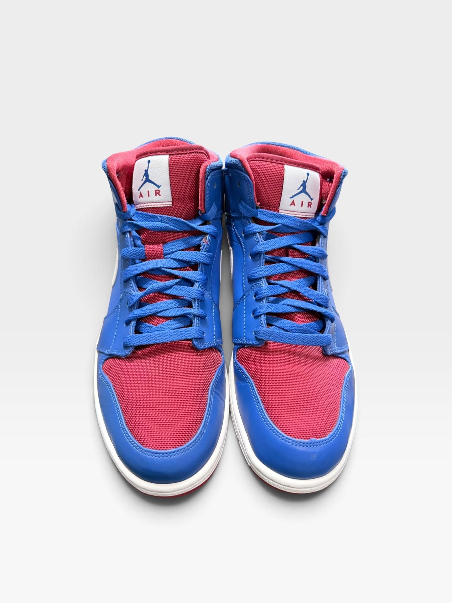 Nike Air Jordan 1 Mid Detroit Pistons (2012)Blue Red Sneakers - 11M 5