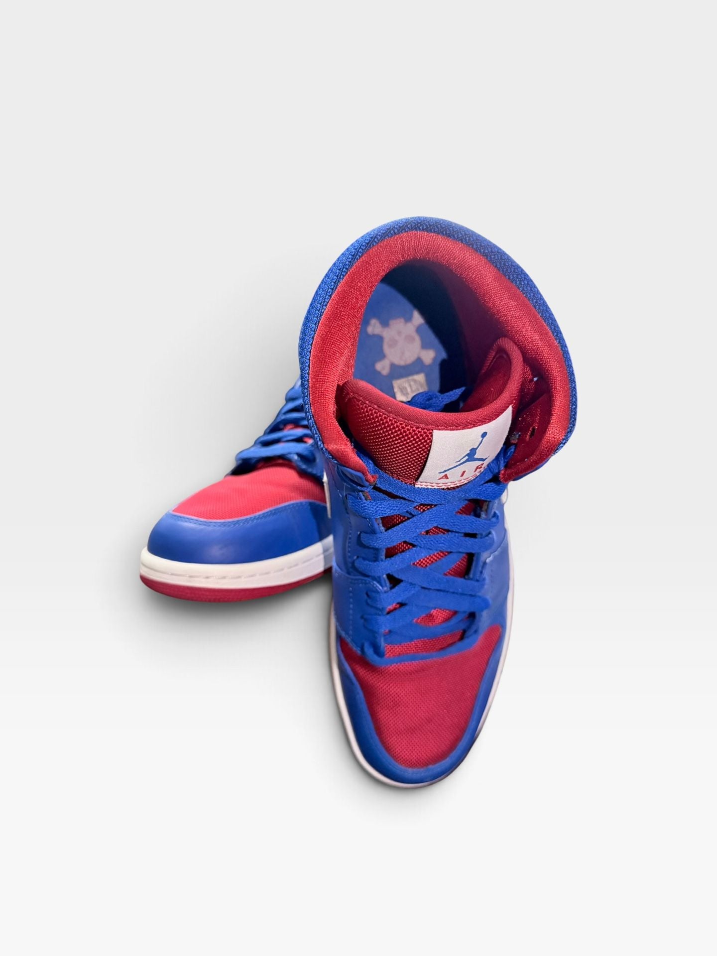 Nike Air Jordan 1 Mid Detroit Pistons (2012)Blue Red Sneakers - 11M 7