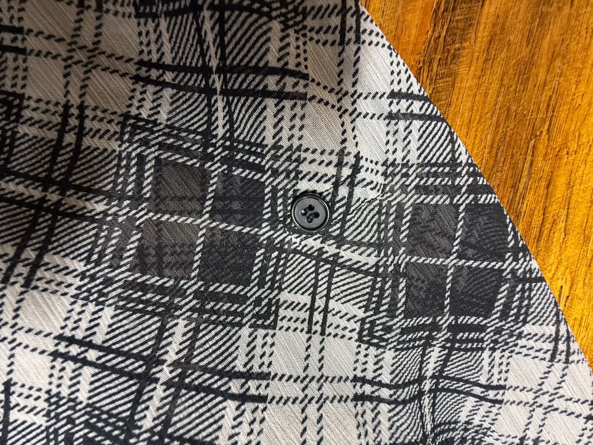 Band of Gypsies Plaid Button Down Shirt Size Y2K streetwear 5