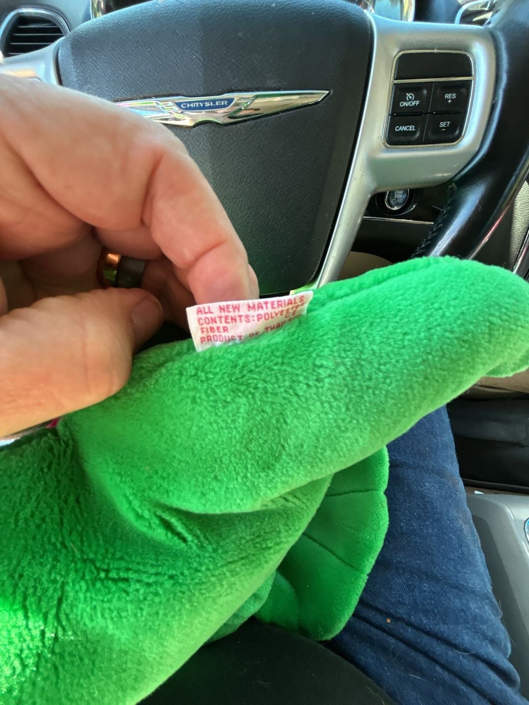 Dakin Baby Bop Barney Plush Stuffed Dinosaur 1992 Vintage Green 4