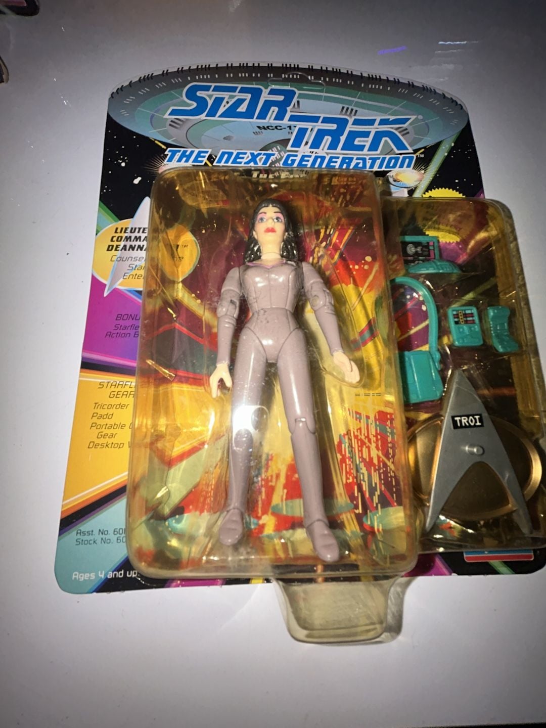 Playmates Star Trek The Next Generation Lt. Commander Deanna Troi Figure 3