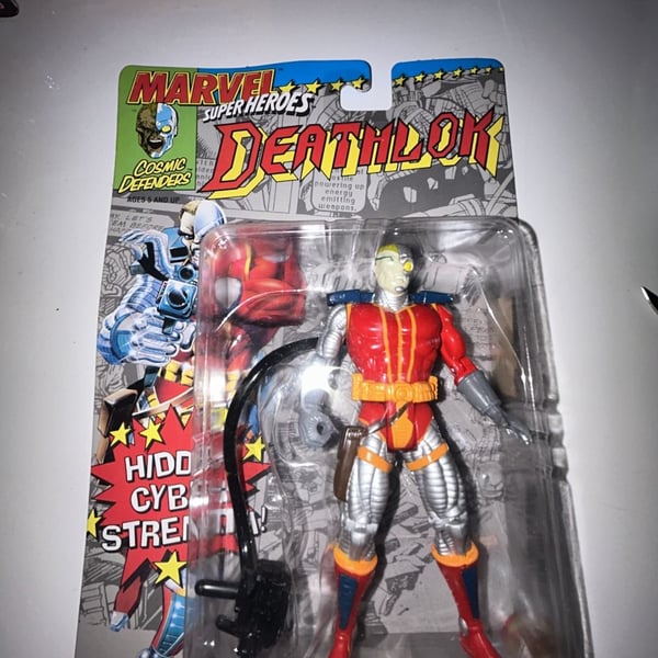 Toy Biz Marvel Super Heroes Deathlok Action Figure Cosmic Defenders