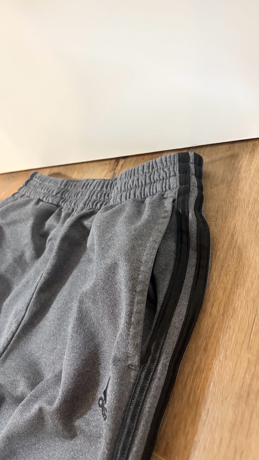Adidas 3-Stripe Tricot Track Pants Gray Athletic Sweatpants 4