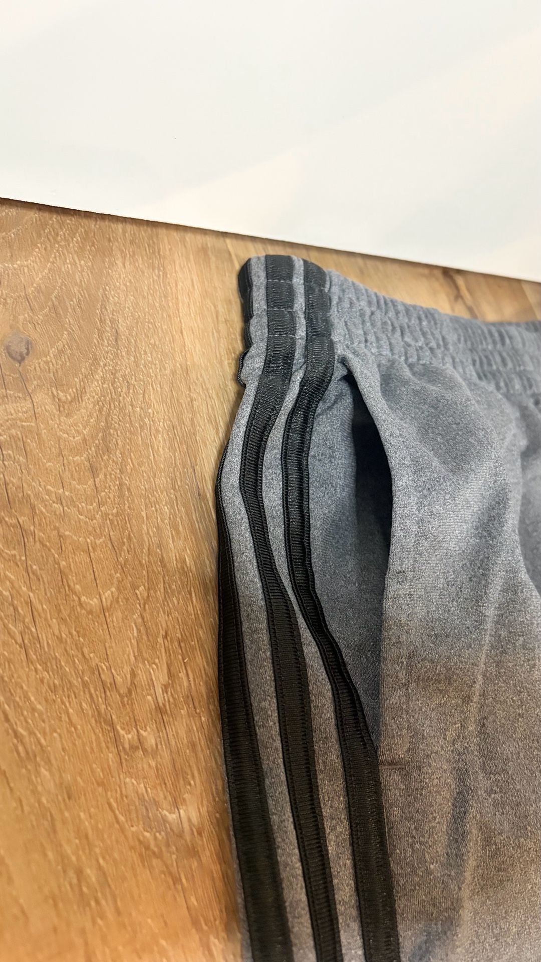 Adidas 3-Stripe Tricot Track Pants Gray Athletic Sweatpants 5
