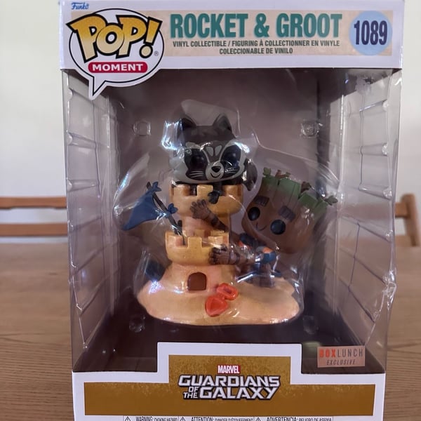 Funko Pop Moment Rocket And Groot 1089 Guardians Of The Galaxy