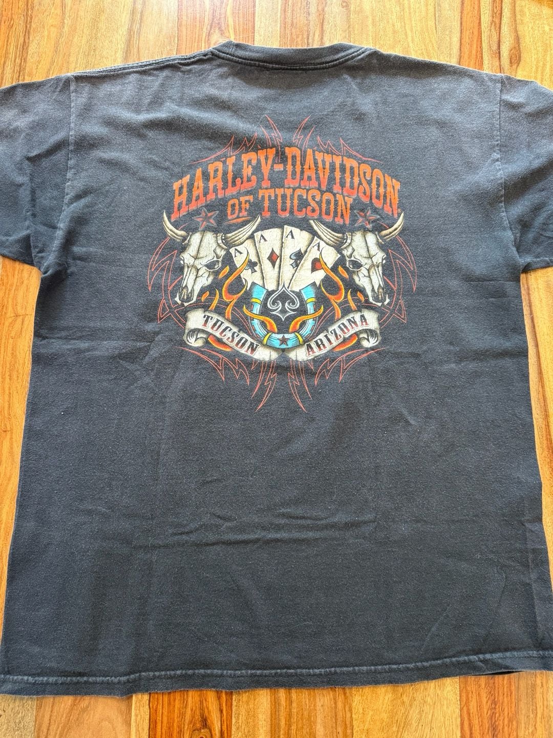 2010Harley-Davidson Tucson Arizona Graphic T-Shirt Sz L 2