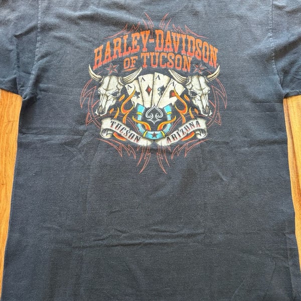 2010Harley-Davidson Tucson Arizona Graphic T-Shirt Sz L