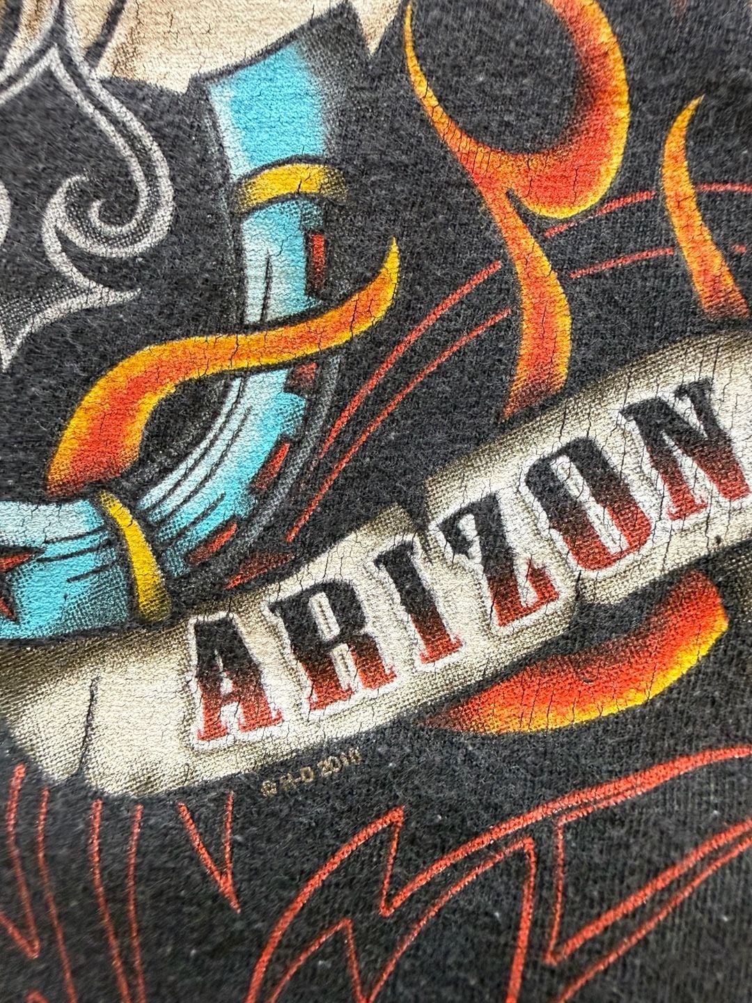 2010Harley-Davidson Tucson Arizona Graphic T-Shirt Sz L 3