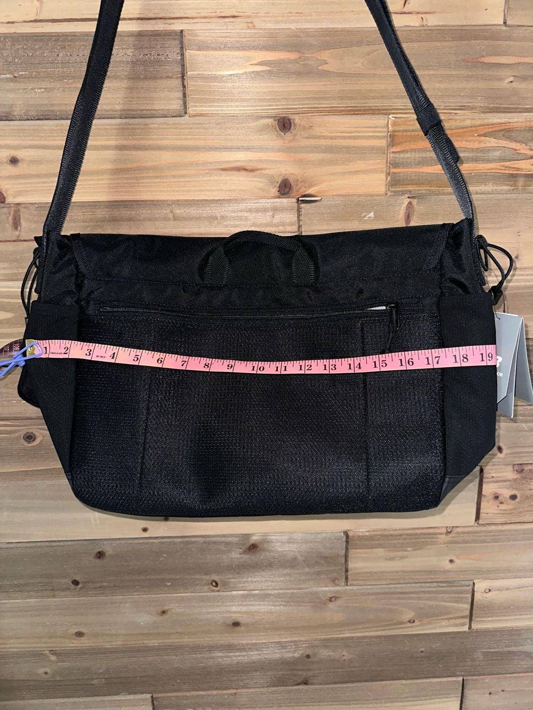 No.19 New Balance Athletics Messenger Bag Black LAB23200FL 2