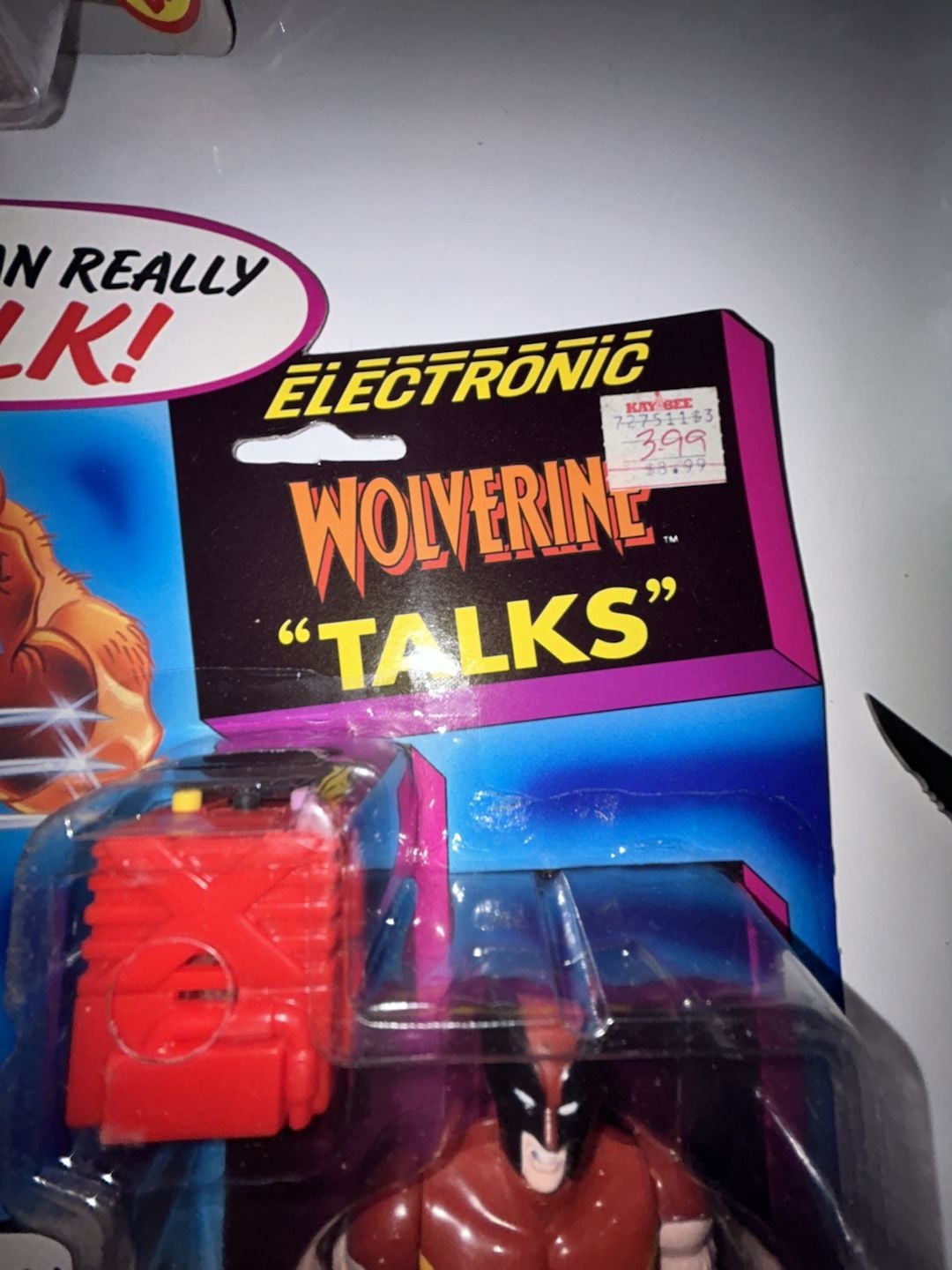 Toy Biz Marvel Electronic Talking Wolverine Action Figure 1991 2