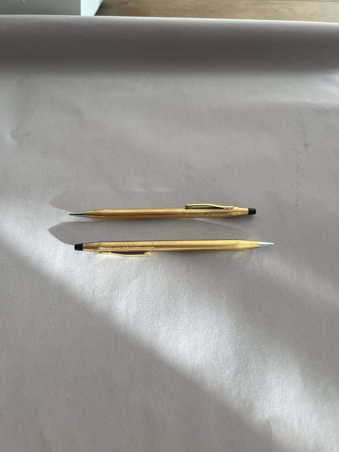Cross Classic Century Gold Filled Pen And Pencil Set Texaco 1