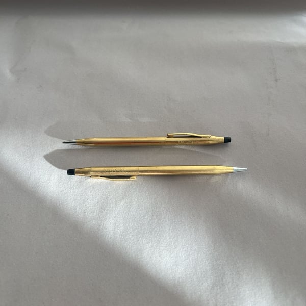 Cross Classic Century Gold Filled Pen And Pencil Set Texaco