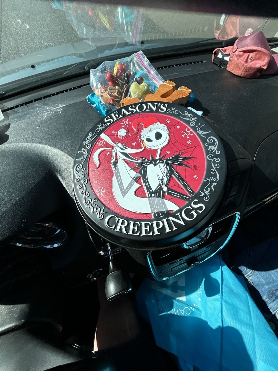 Disney The Nightmare Before Christmas Metal Hanging Sign Season's Creepings 1