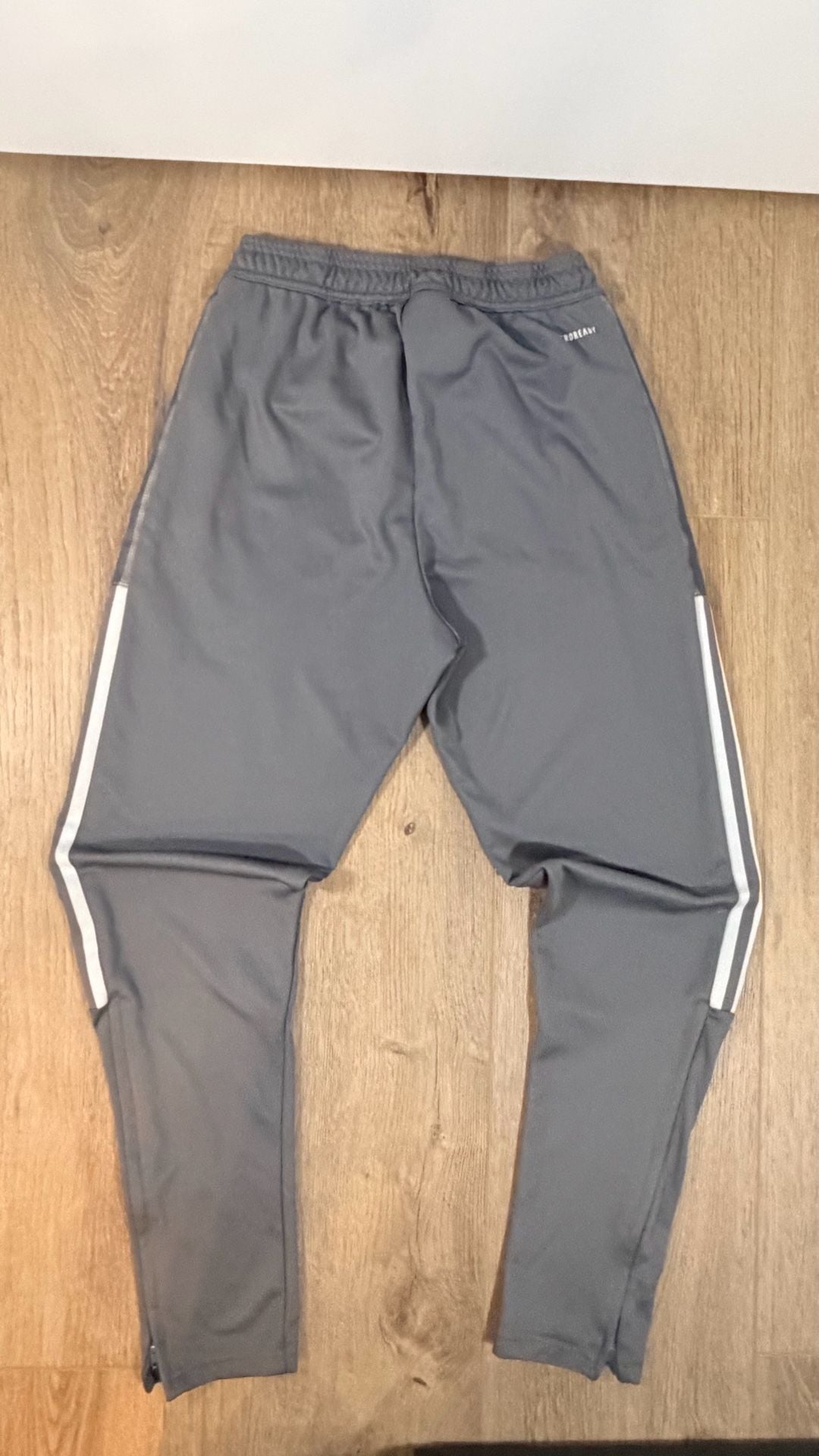Adidas Tiro 21 Track Pants Size S Gray AEROREADY Zip Pockets 4