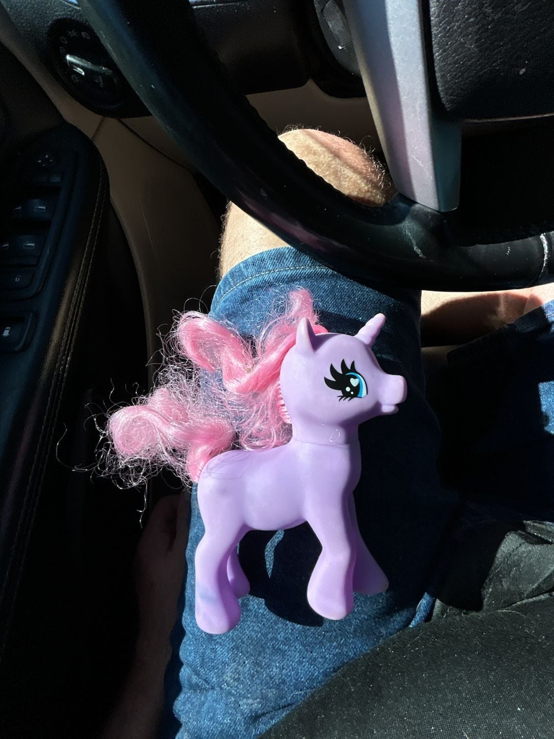 Hasbro My Little Pony Purple Unicorn Pink Hair Toy Figure 1