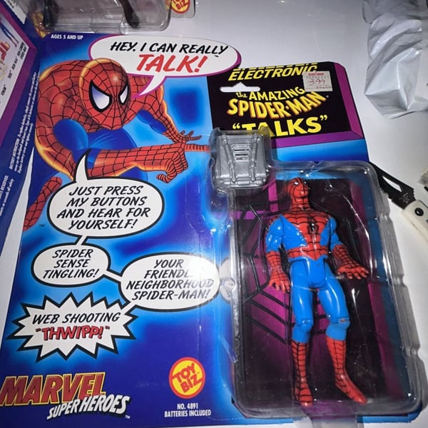 Toy Biz Marvel Super Heroes Electronic Talking The Amazing Spider-Man