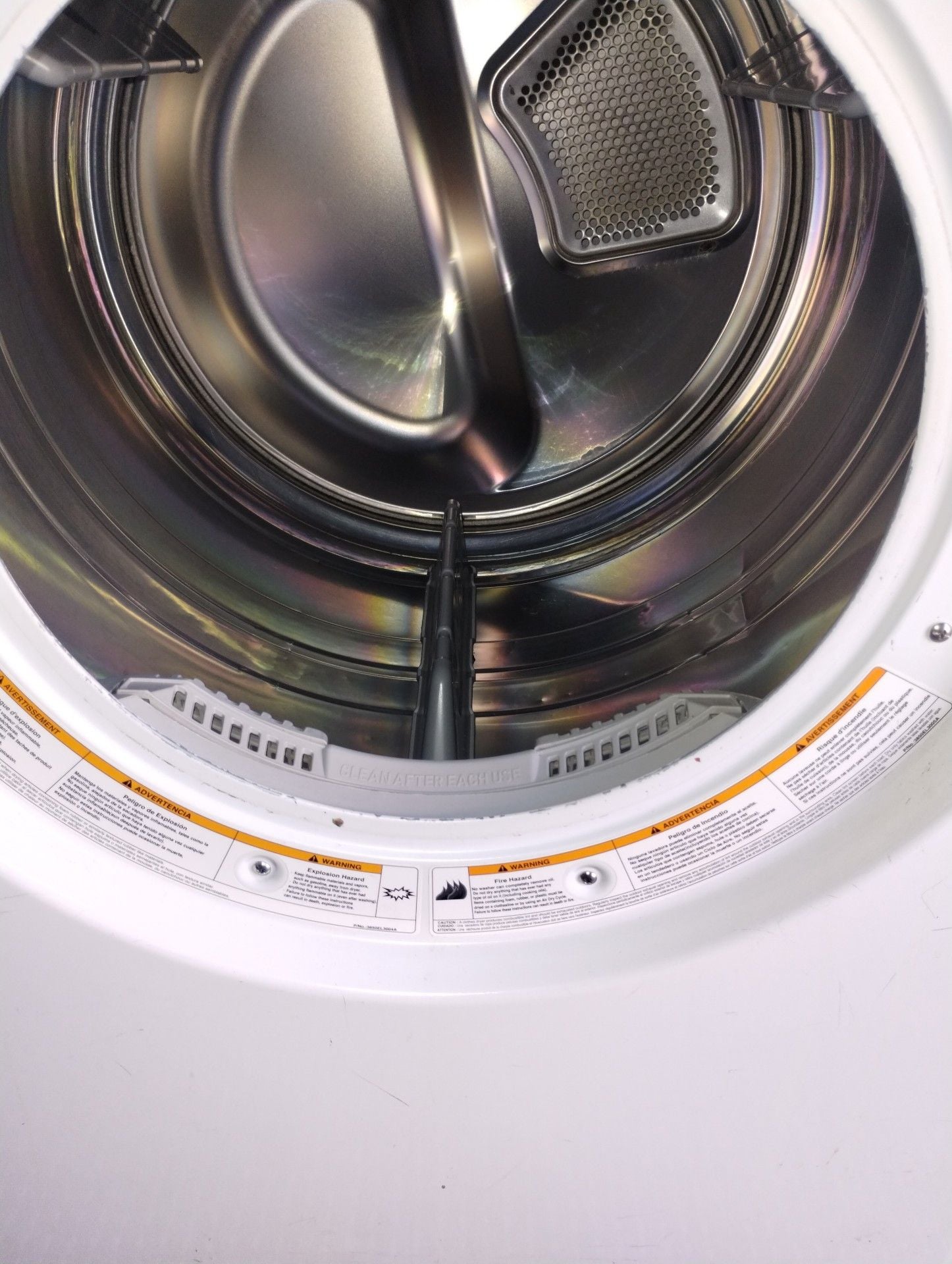 LG DLE0442W Electric Dryer White 4