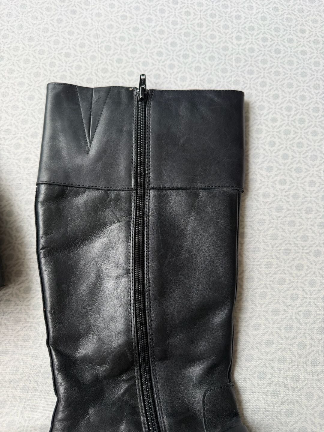Lauren Ralph Lauren Mesa Black Leather Riding Boots 11
