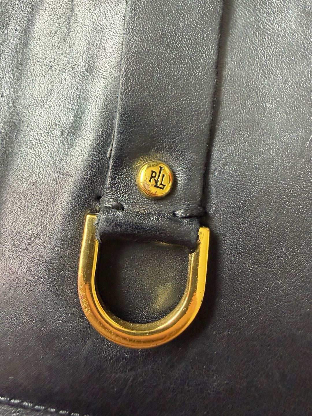 Lauren Ralph Lauren Mesa Black Leather Riding Boots 13