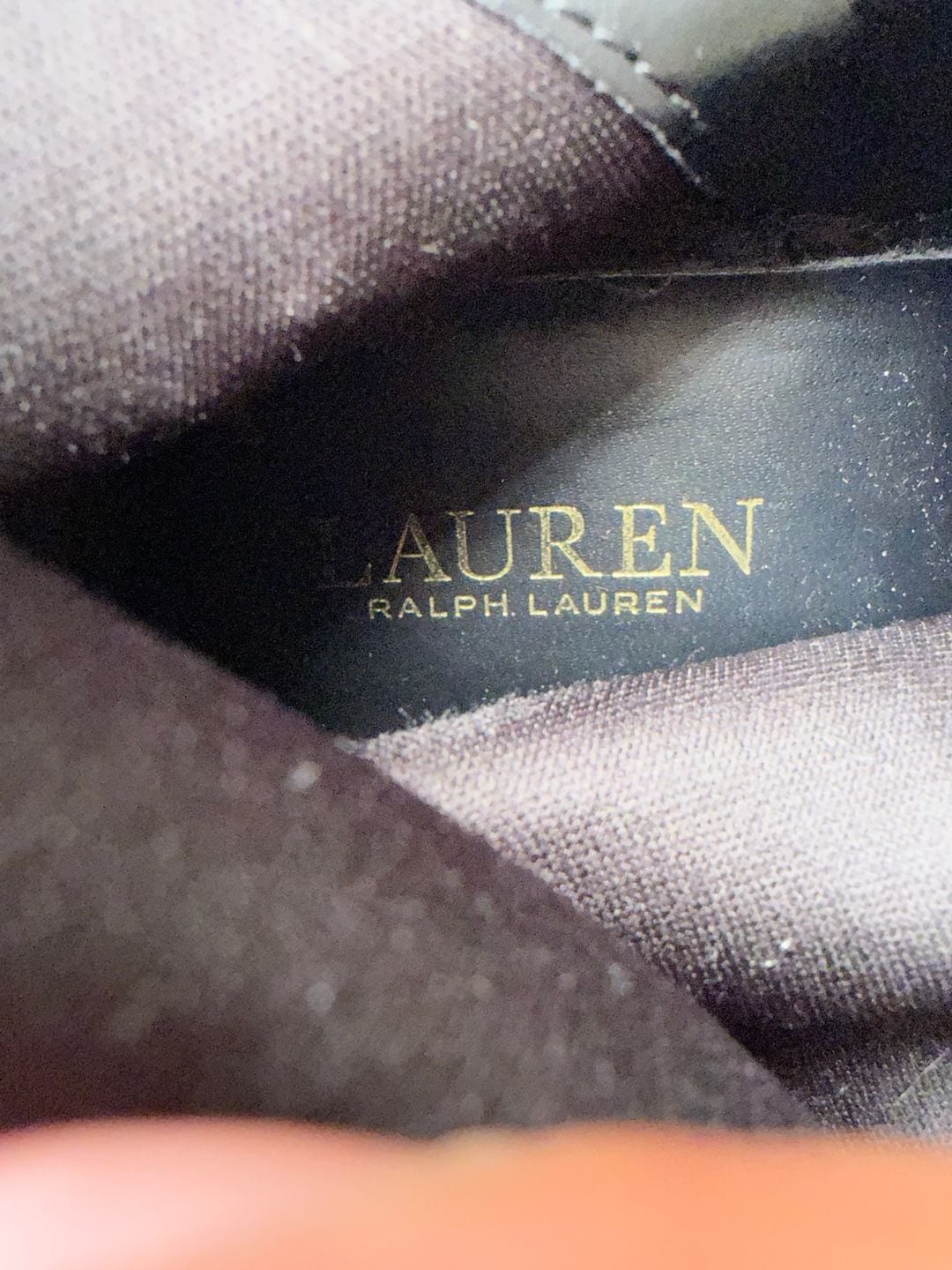 Lauren Ralph Lauren Mesa Black Leather Riding Boots 22