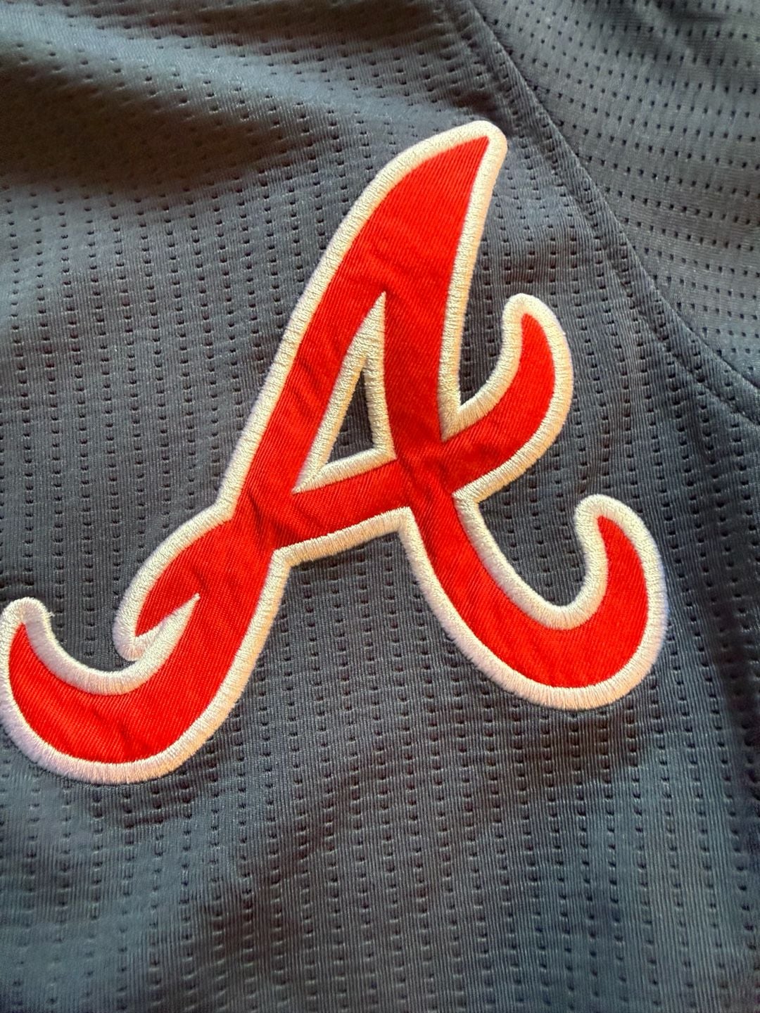 True Fan Atlanta Braves Baseball Jersey Small Blue MLB 5