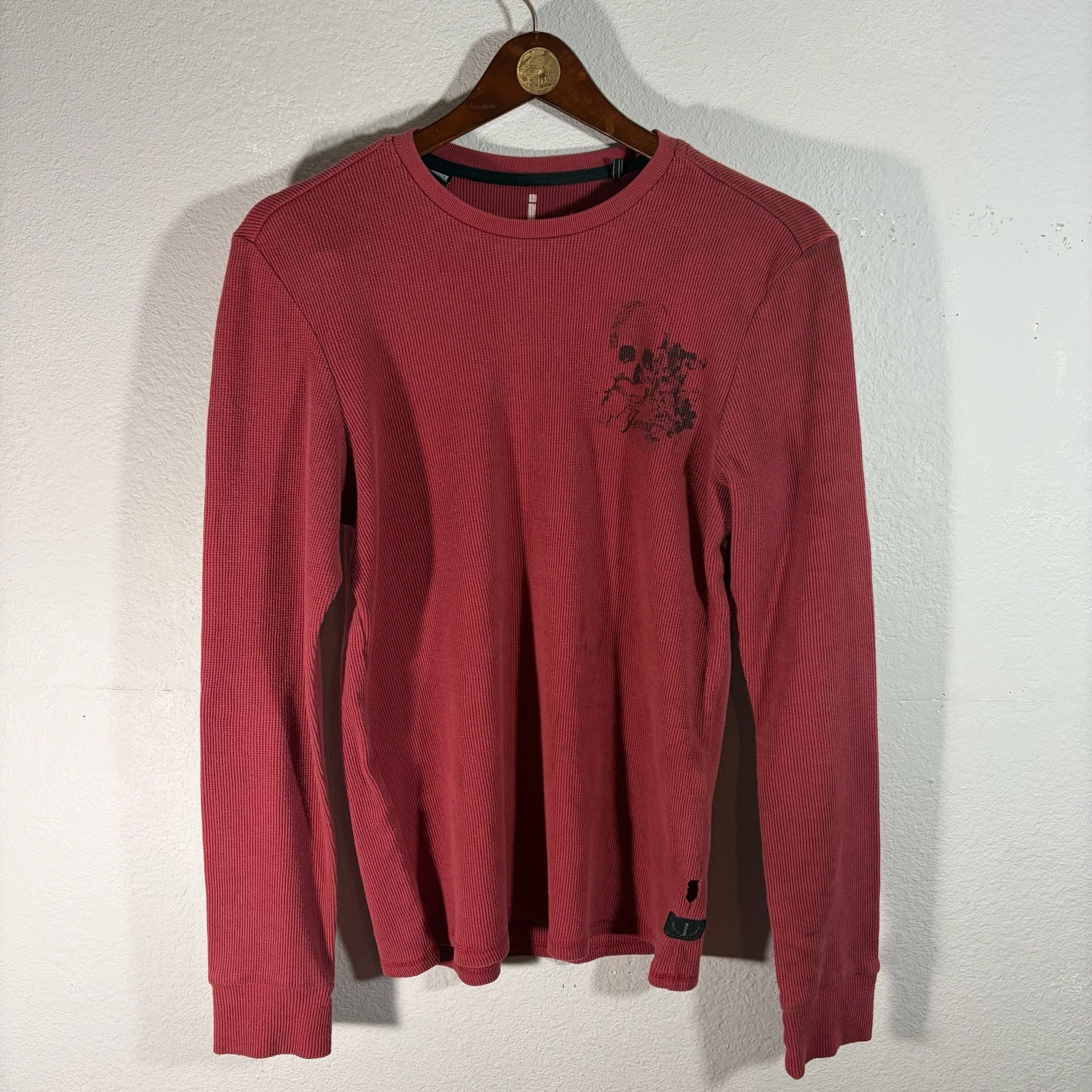 Vintage Y2K Henley Thermal Long Sleeve 2