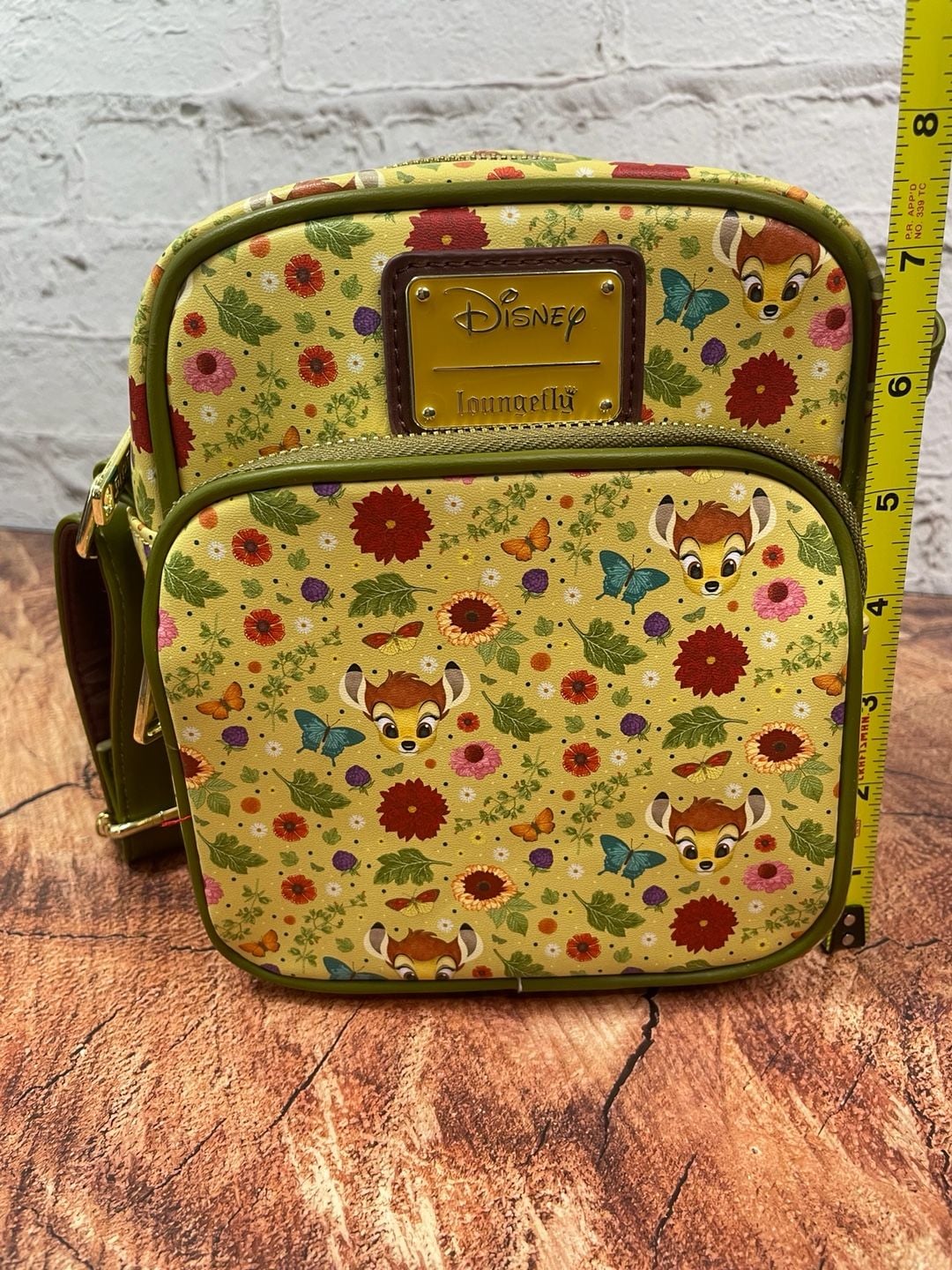 Loungefly Disney Bambi Floral Portrait Crossbody Bag 9