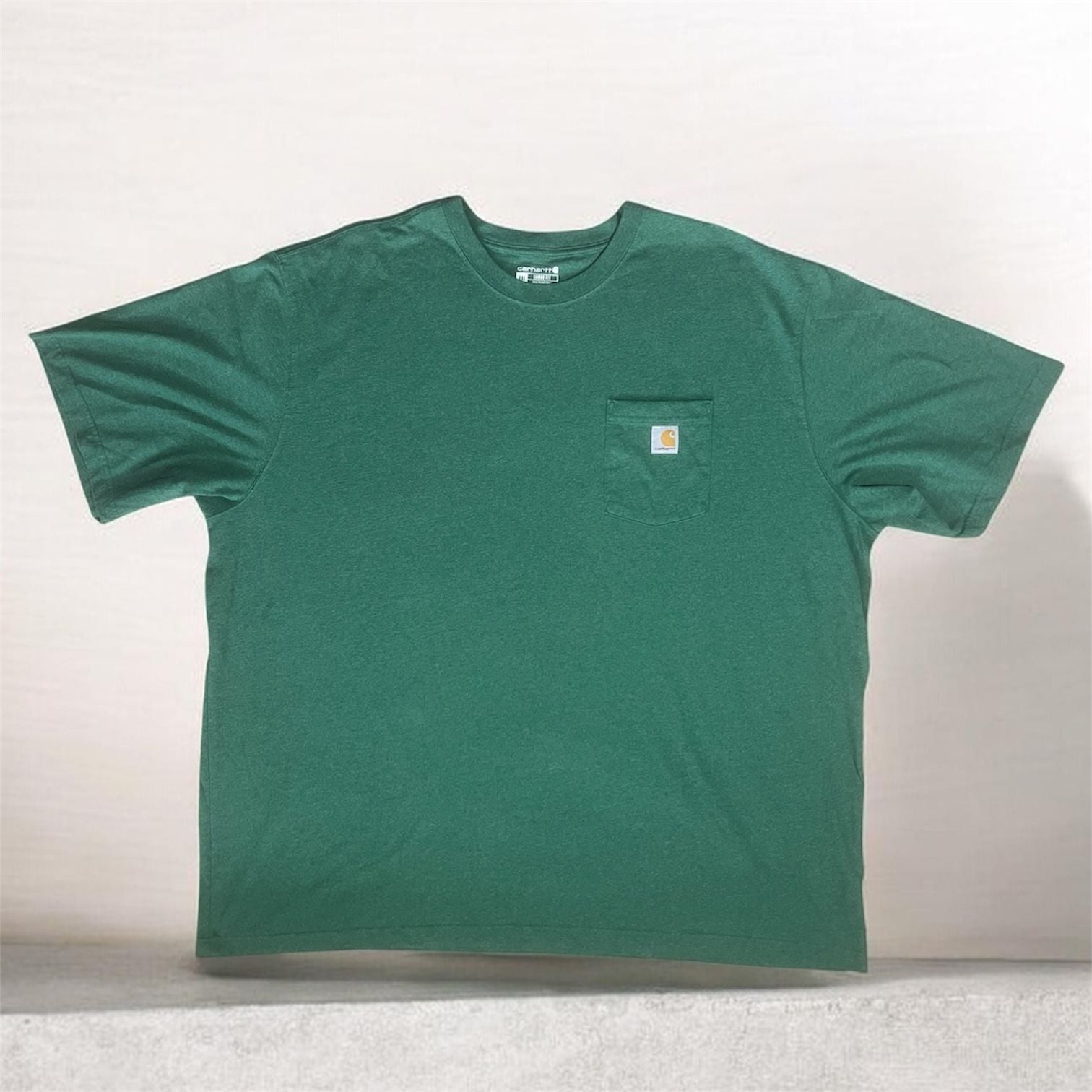 Carhartt K87 Pocket T-Shirt Size 4XL Green Loose Fit 2