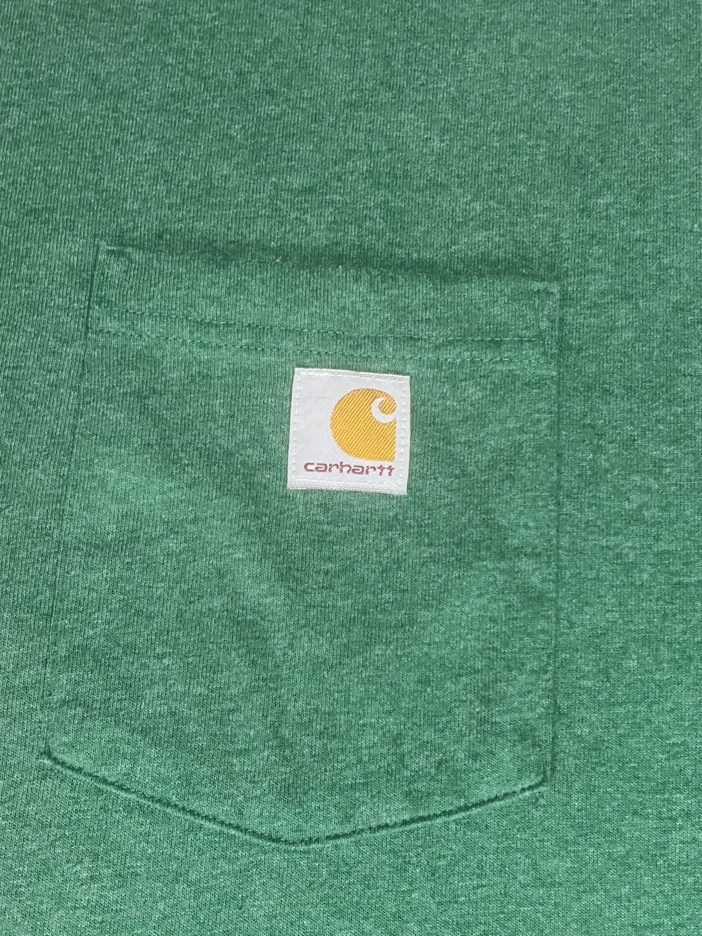 Carhartt K87 Pocket T-Shirt Size 4XL Green Loose Fit 3