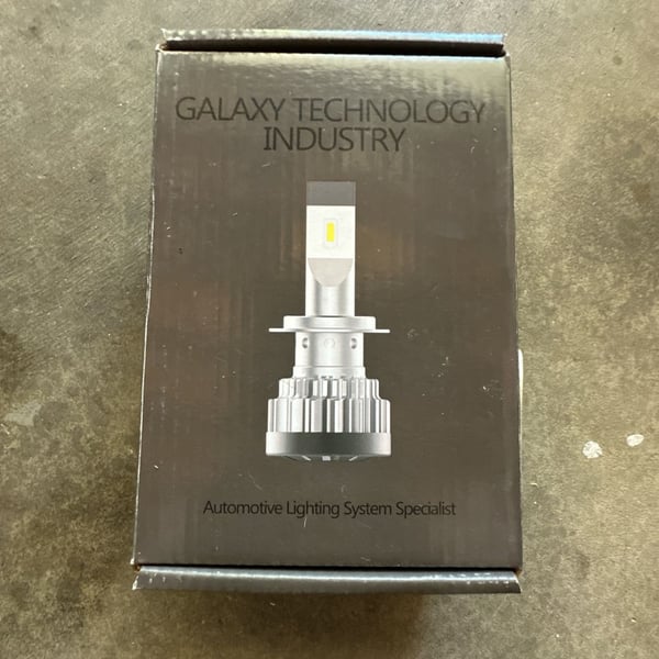 Galaxy Technology Industry S2 H4 Car LED Bulb Kit 7600lm 72W 2 Pcs