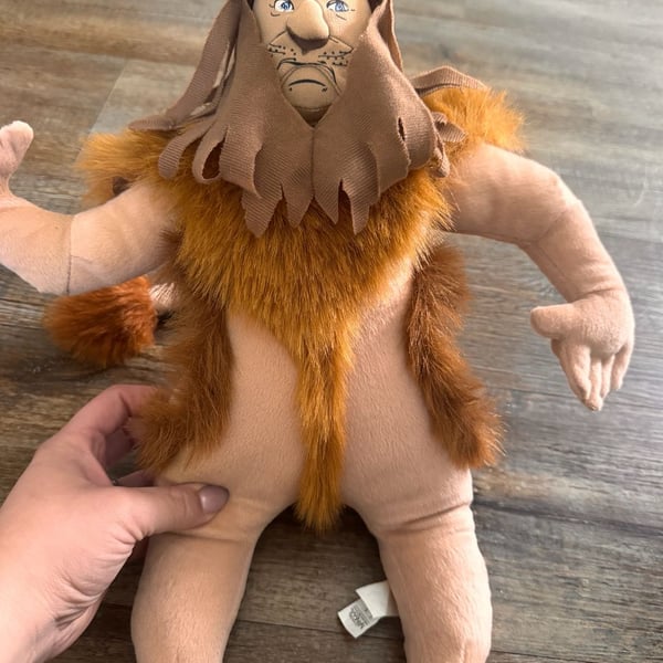 2005 Nanco Wizard Of Oz Cowardly Lion Plush Toy