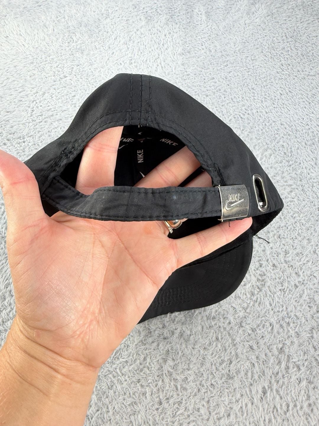 Nike Metal Swoosh Black Cap 6