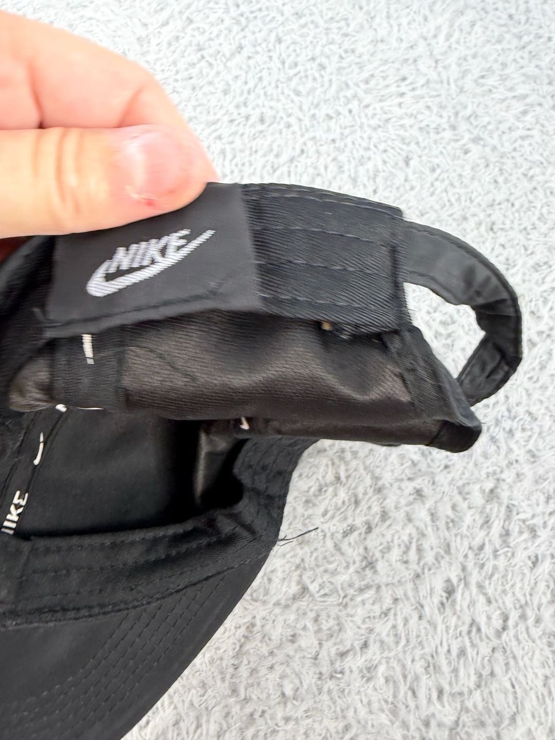 Nike Metal Swoosh Black Cap 8