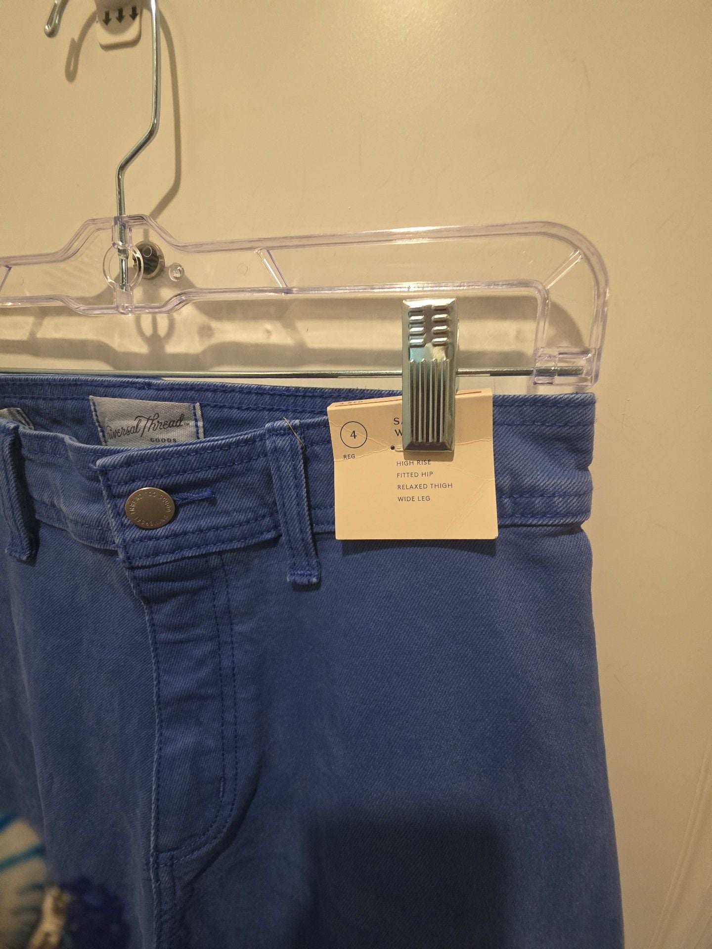 Sailor Wide Leg Pants Size 4 Reg Blue 6