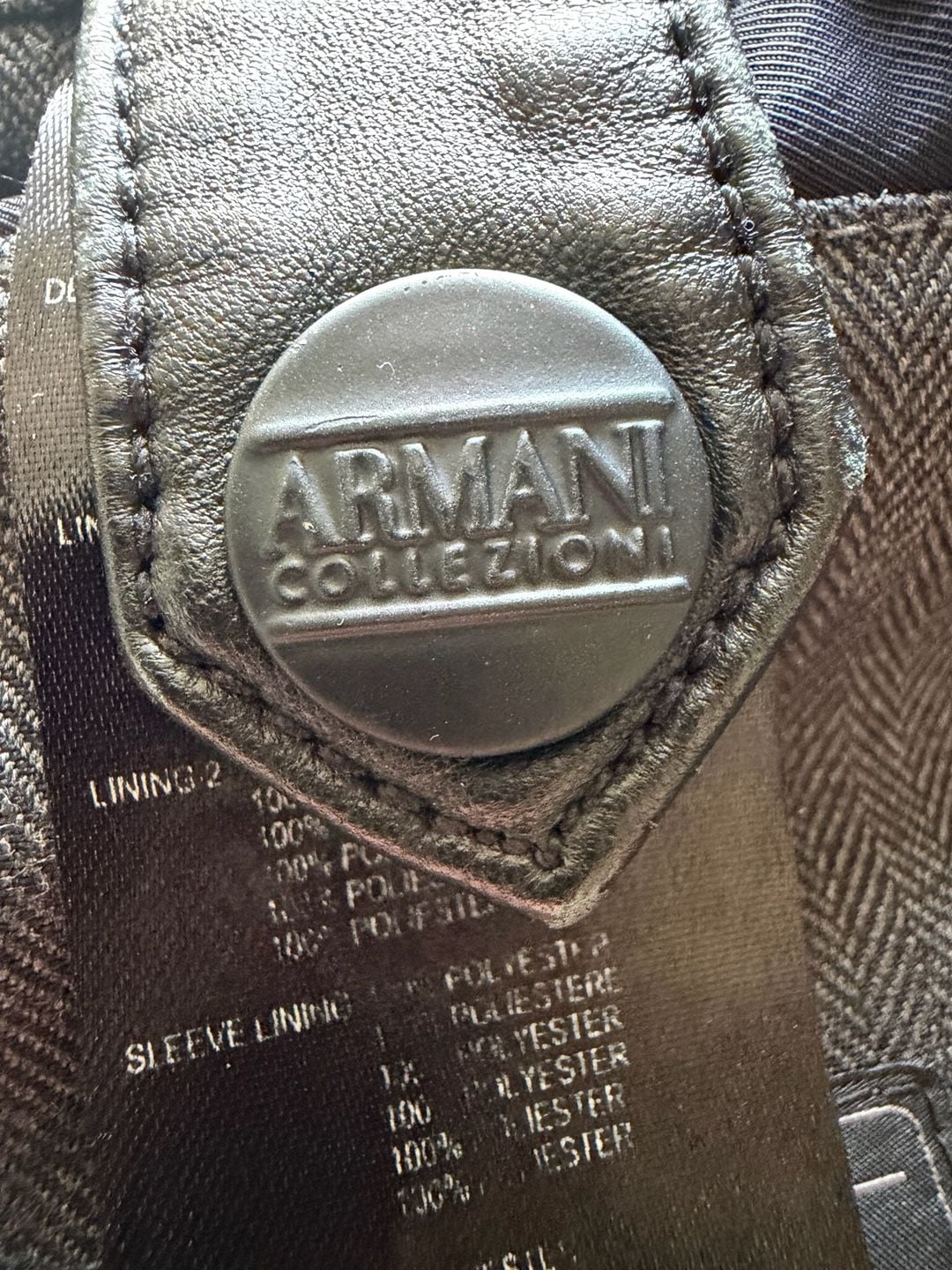Armani Collezioni Black Nylon Trench Coat 9