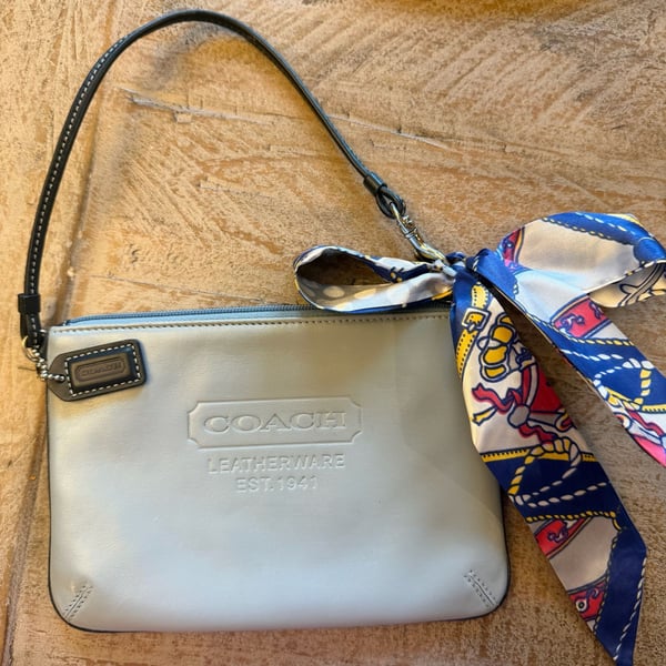 Coach Est. 1941 Leather Wristlet
**Professionally Repainted & Sealed* #9V1026