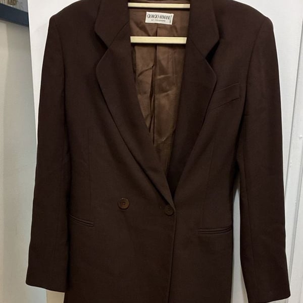 RARE! Vintage 1990s Giorgio Armani Le Collezioni Wool Blazer
