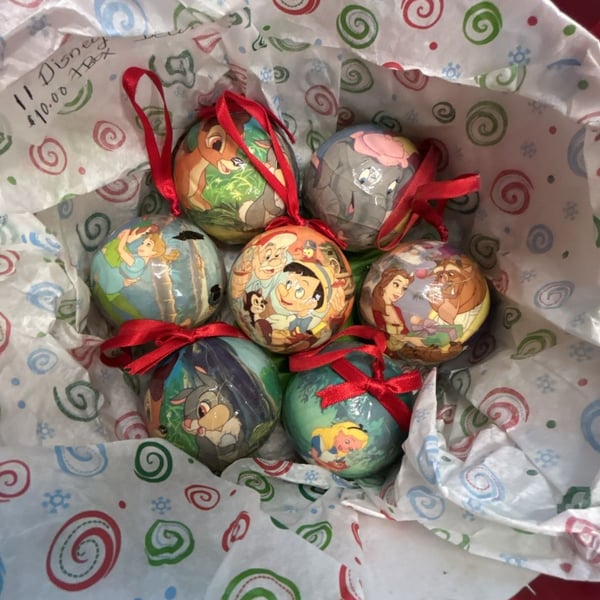 11 Vtg Disney Store 1999 Ornaments A Christmas To Remember In Original Box
