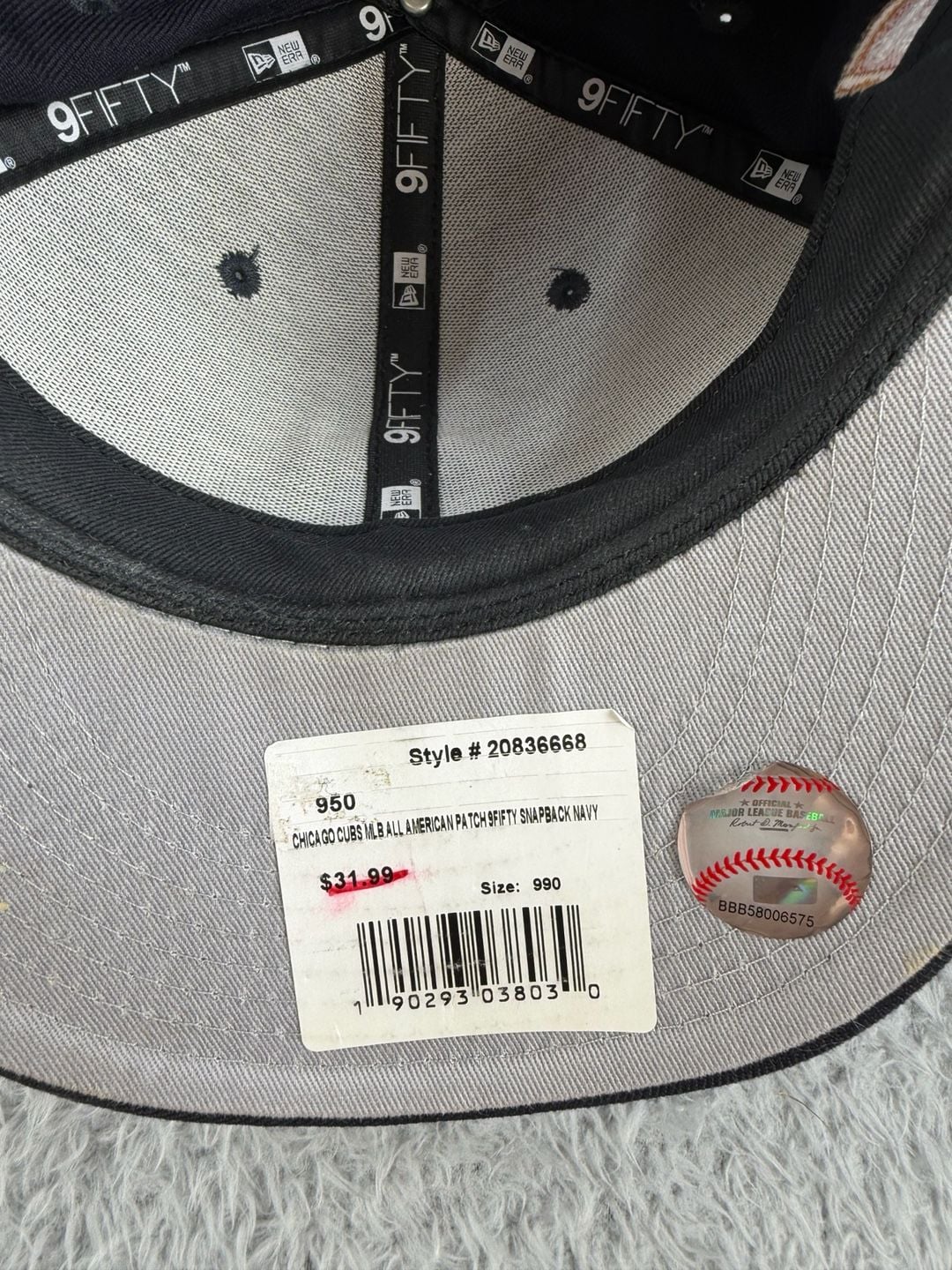 New Era Chicago Cubs 9FIFTY Medium-Large Snapback Hat 9