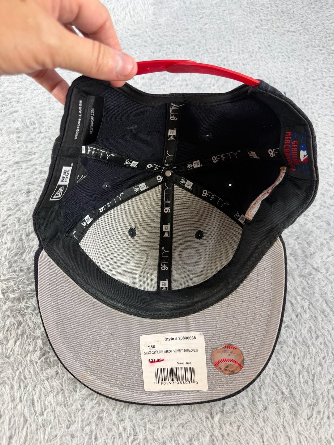 New Era Chicago Cubs 9FIFTY Medium-Large Snapback Hat 10