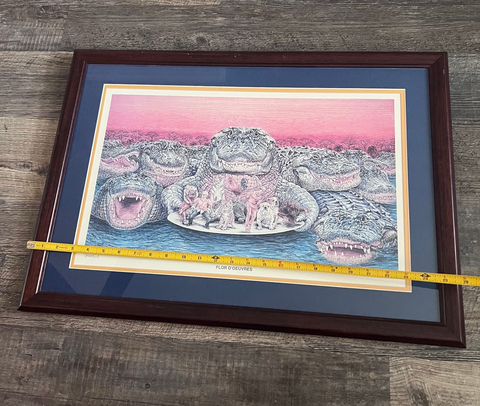Signed and numbered Steve Ford Flor D'Oeuvres Limited Edition Print Framed 2