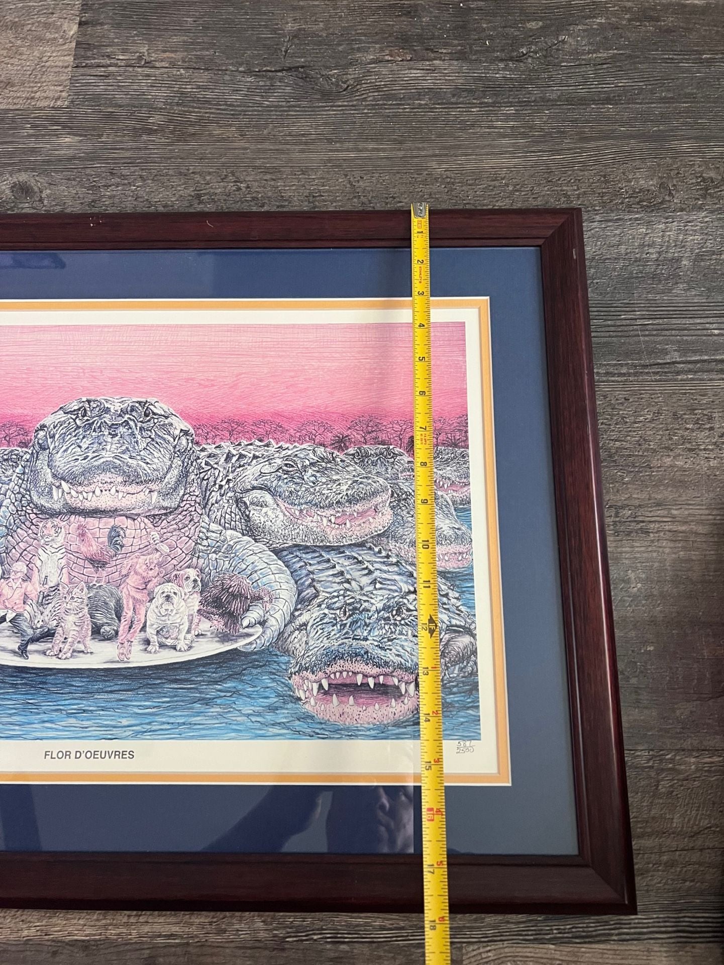 Signed and numbered Steve Ford Flor D'Oeuvres Limited Edition Print Framed 3