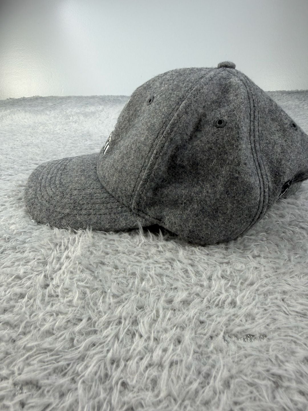 NFL Super Bowl XLVI Wool Baseball Hat Cap Gray 4