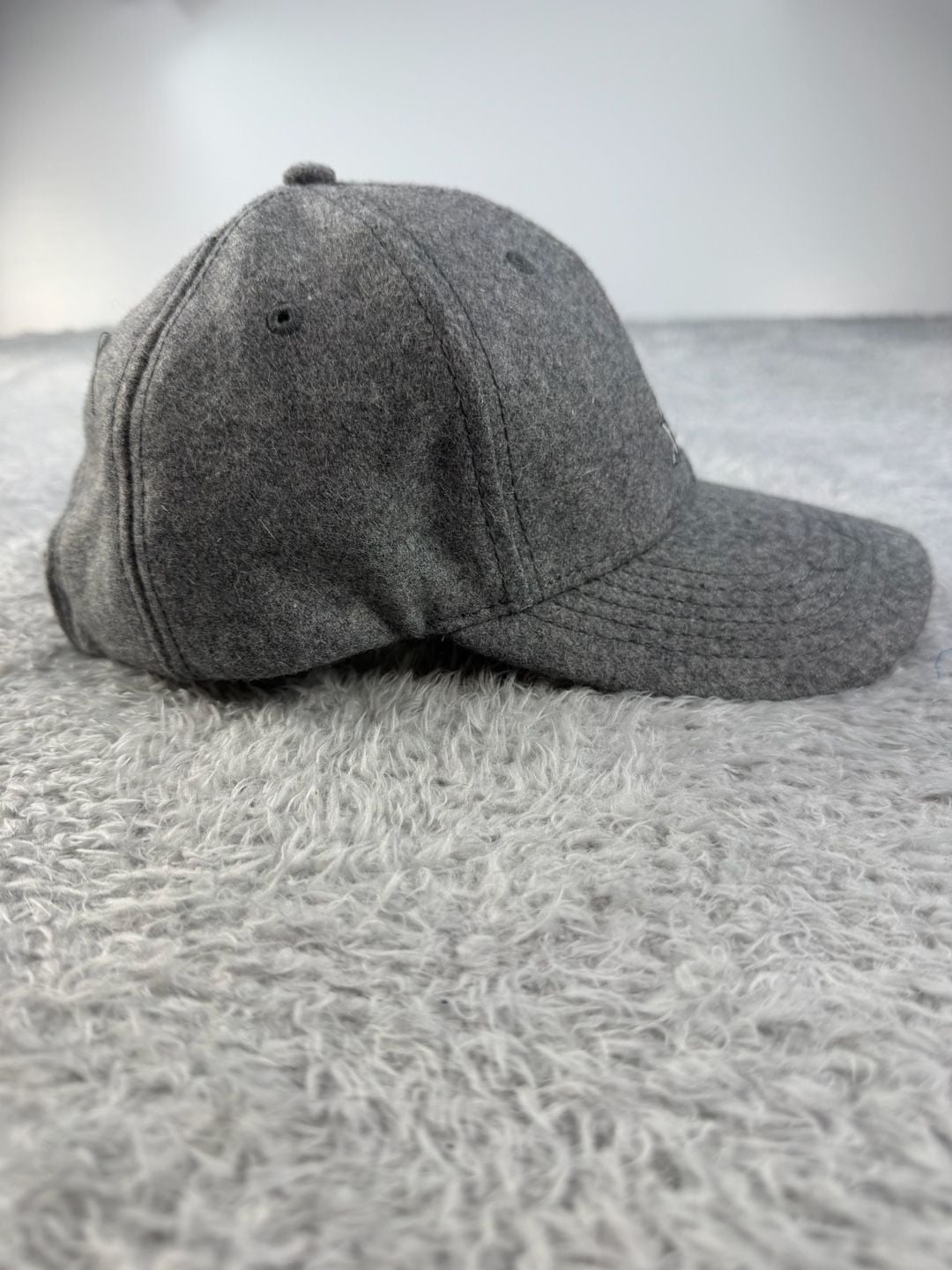 NFL Super Bowl XLVI Wool Baseball Hat Cap Gray 7