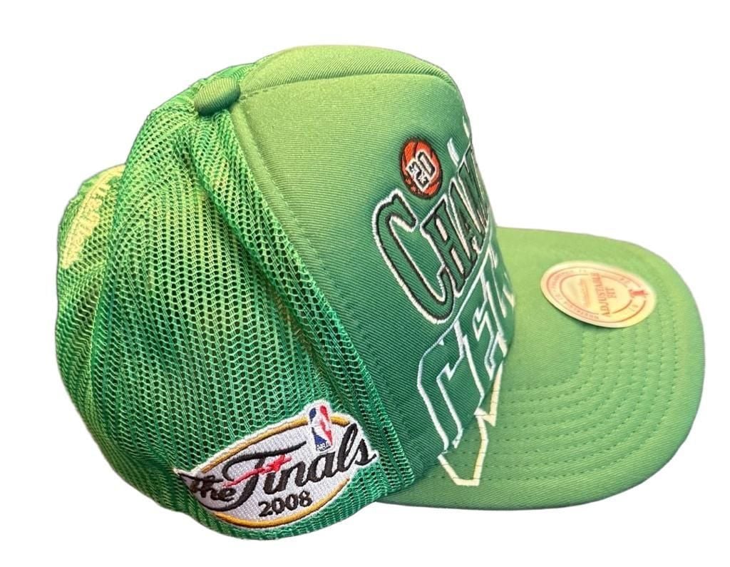 Mitchell & Ness Boston Celtics 2008 NBA Champions Trucker Hat Green 5