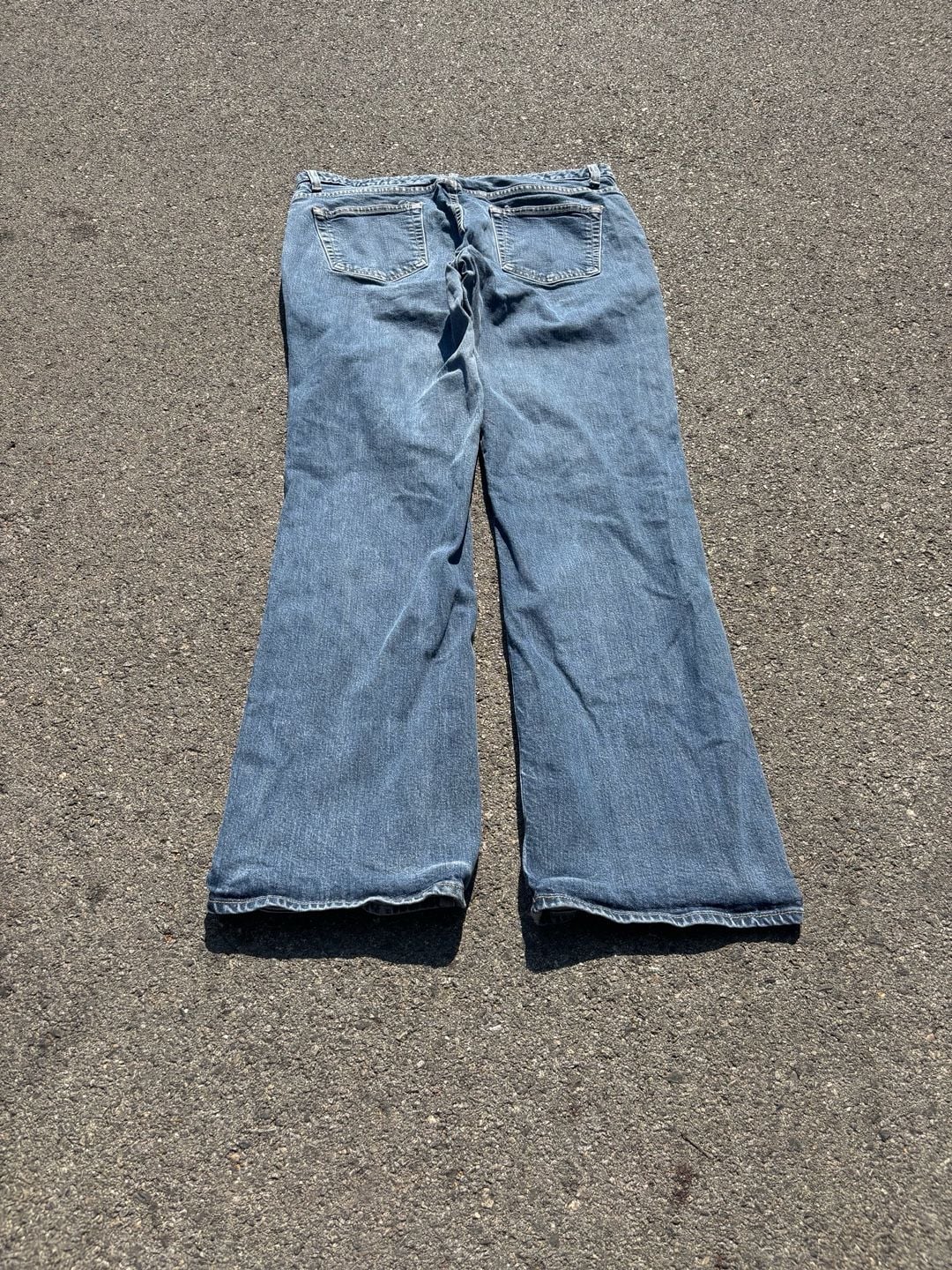 Gap Boot Cut Stretch Jeans Size 18 Long Blue Denim 8