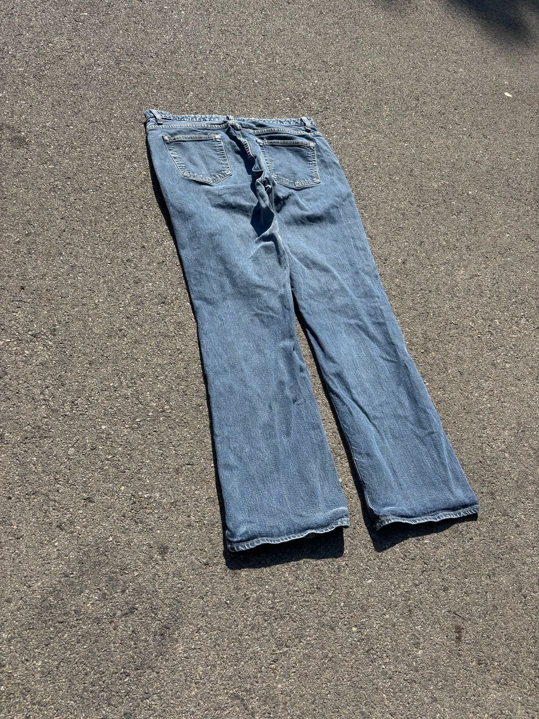 Gap Boot Cut Stretch Jeans Size 18 Long Blue Denim 3
