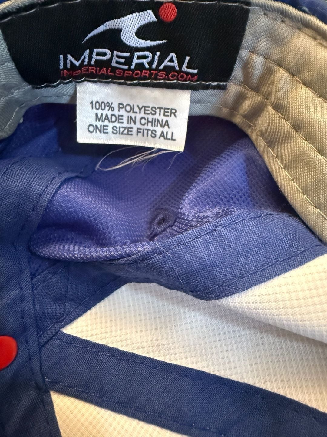 Imperial 1898 1898 Flag Hat One Size Purple Baseball Cap 6