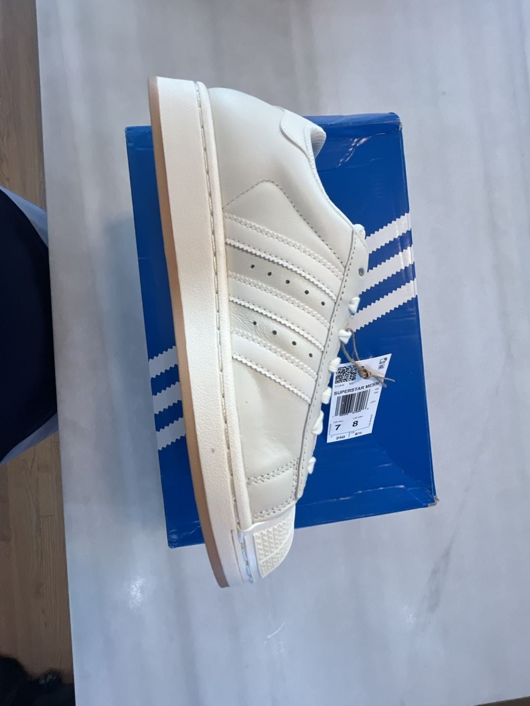 Adidas Superstar Messi Size 7 White Ivory Womens 8 7