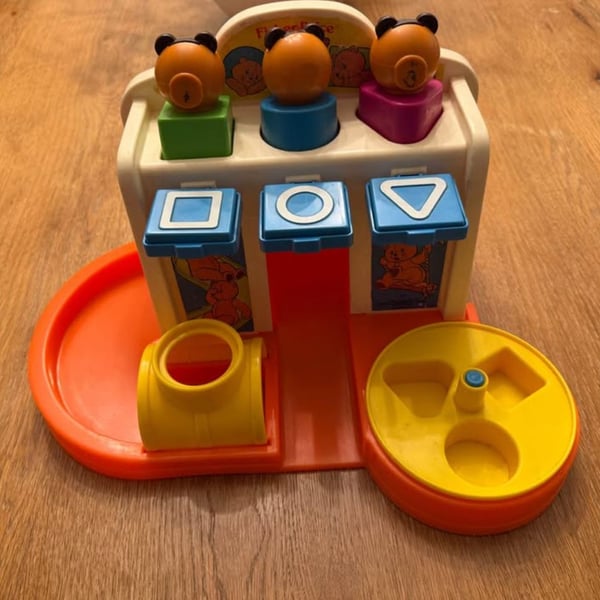 Fisher-Price 1984 Shapes & Slides Playground Toy